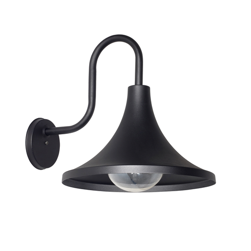 [AP-1309N/T] APLIQUE DE PARED BRINDISI 1 LUZ E27 33X30X40CM NEGRO - FERROLUX