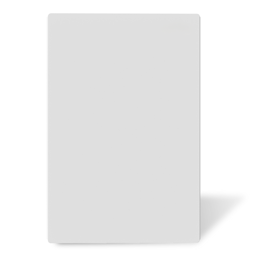 [MILAN-TAPA-TCR-B] TAPA CIEGA PARA BASTIDOR RECTANGULAR MILAN BLANCO - MACROLED