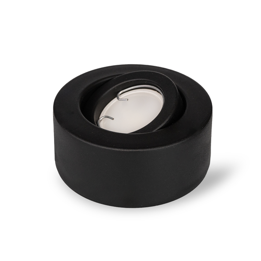 [SP-SE110/NG] SPOT MOVIL SEMIEMBUTIDO DIAM 11CM POLIMERO S/ZOC. NEGRO - ECOSPOTS