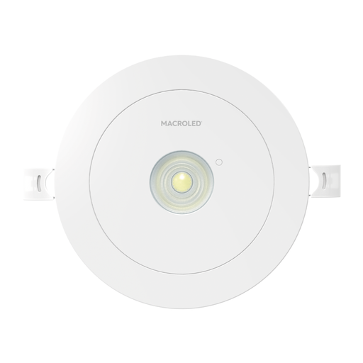 [EML-COB-300] LUZ DE EMERGENCIA COB DE EMBUTIR 300LM BATERIA 3.7V LUZ DIA 7000K - MACROLED
