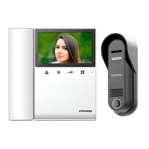 [COM/CDV-43K] KIT PORTERO VISOR 4,3 PULG LINEA ECO - COMMAX