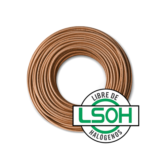 [KS27020] CABLE UNIPOLAR LSOH 1.5MM MARRON X100MTS MARRON CAT.5 - KALOP