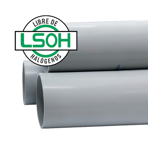 [KL05702] CAÑO RIGIDO PVC LSOH ULTRA PESADO 22MM GRIS TIRA X3MTS - KALOP