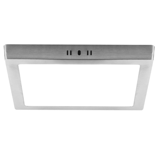 [PPC24WW]  PLAFON LED APLICAR 24W CUADRADO  LUZ CALIDA MARCO PLATIL - MACROLED