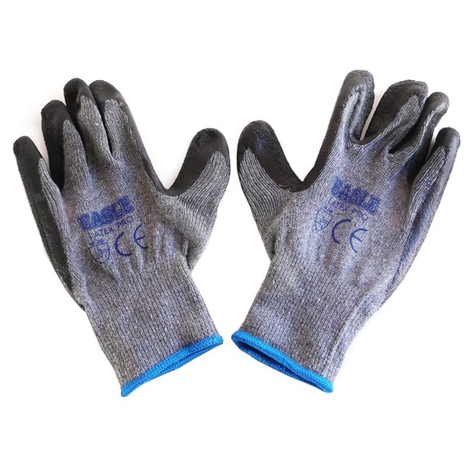 [ZC/301000780467] GUANTE EAGLE LATEX PRO TALLE 9  - STEEL PRO