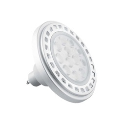 [TL/IM0702002] LAMPARA LED AR111 15W LUZ CALIDA CUERPO BLANCO- TREFILIGHT